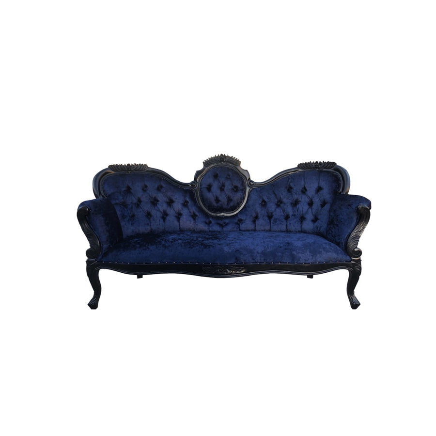 American Sofa in Dark Blue Velvet investment