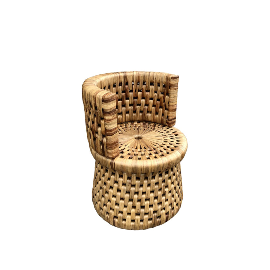Rattan & Banana Leaf Curvy Chair investment