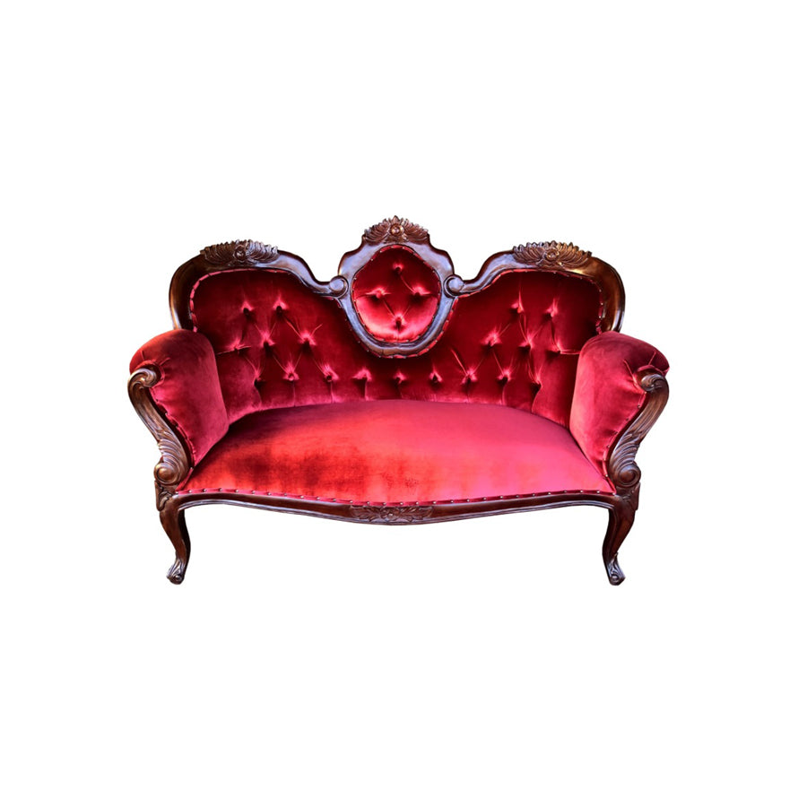 American Loveseat in Red Velvet investment