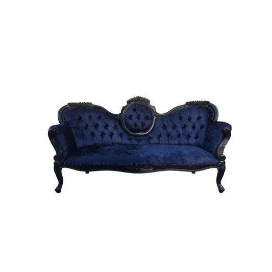 American Sofa in Dark Blue Velvet investment