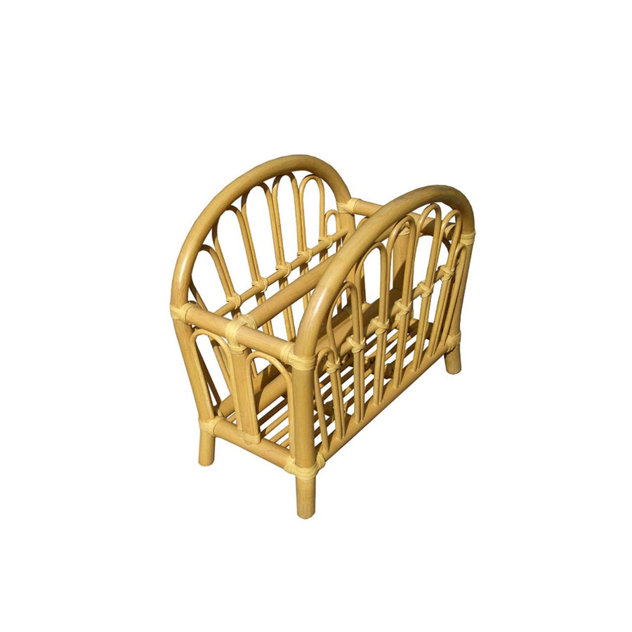 Rattan Curve Magazine Rack investment