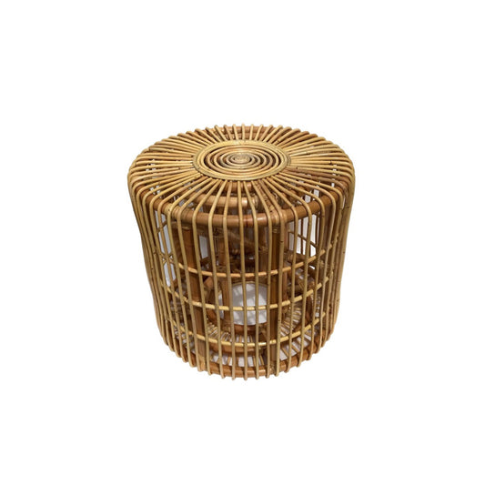 Rattan Cylinder Occasional Table investment